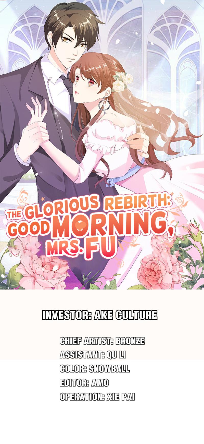 The Glorious Rebirth: Good Morning, Mrs. Fu Chapter 12 - page 1