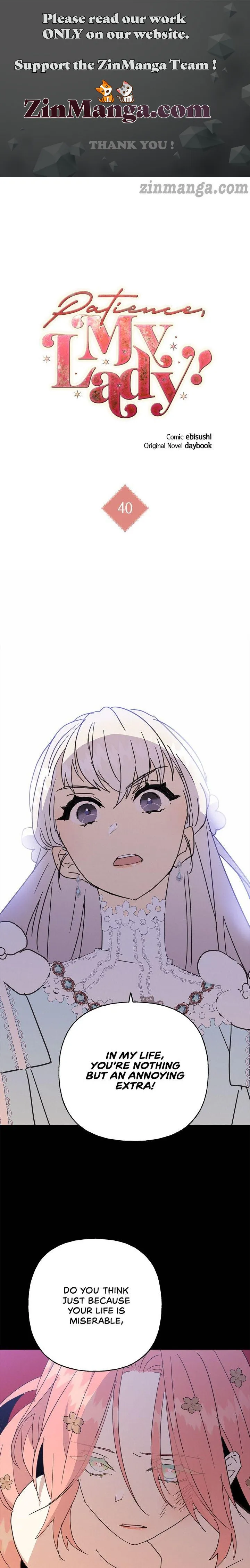 Oh, Be Patient My Lady! Chapter 40 - page 1