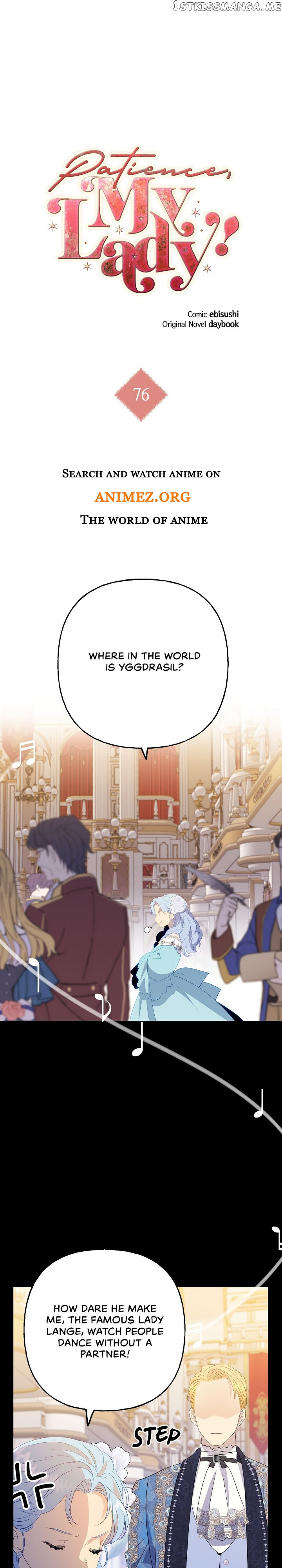 Oh, Be Patient My Lady! Chapter 76 - page 1