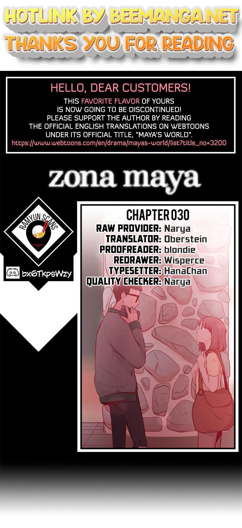 Zona Maya Chapter 30 - page 1