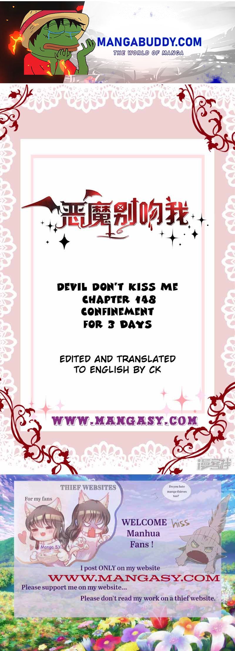 Demon Don’t Kiss Me Chapter 148 - page 1