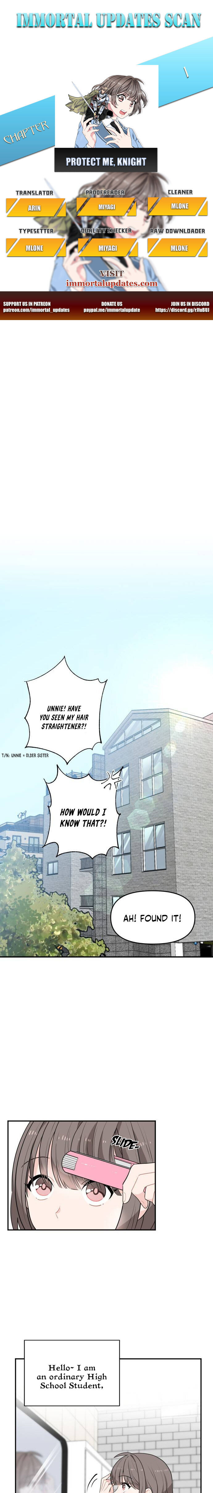 Protect Me, Knight chapter 1 - page 1