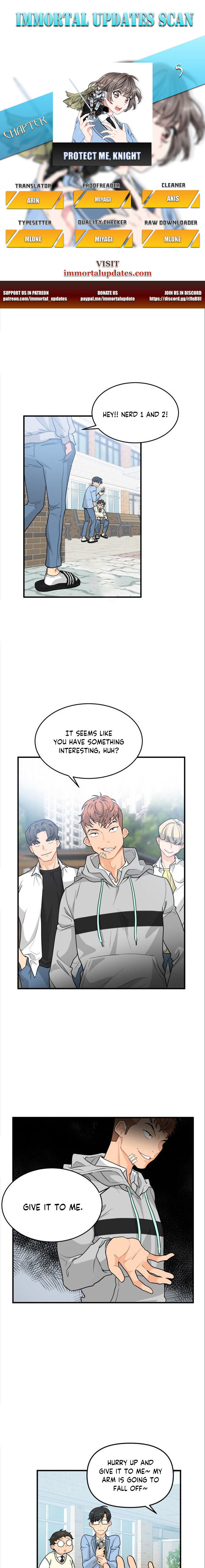 Protect Me, Knight chapter 5 - page 1