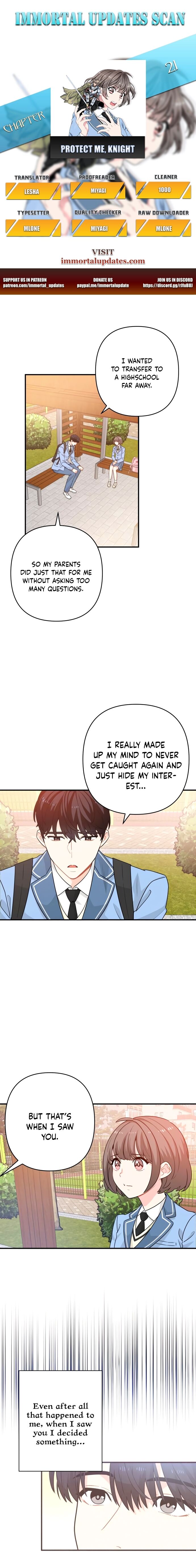 Protect Me, Knight chapter 21 - page 1