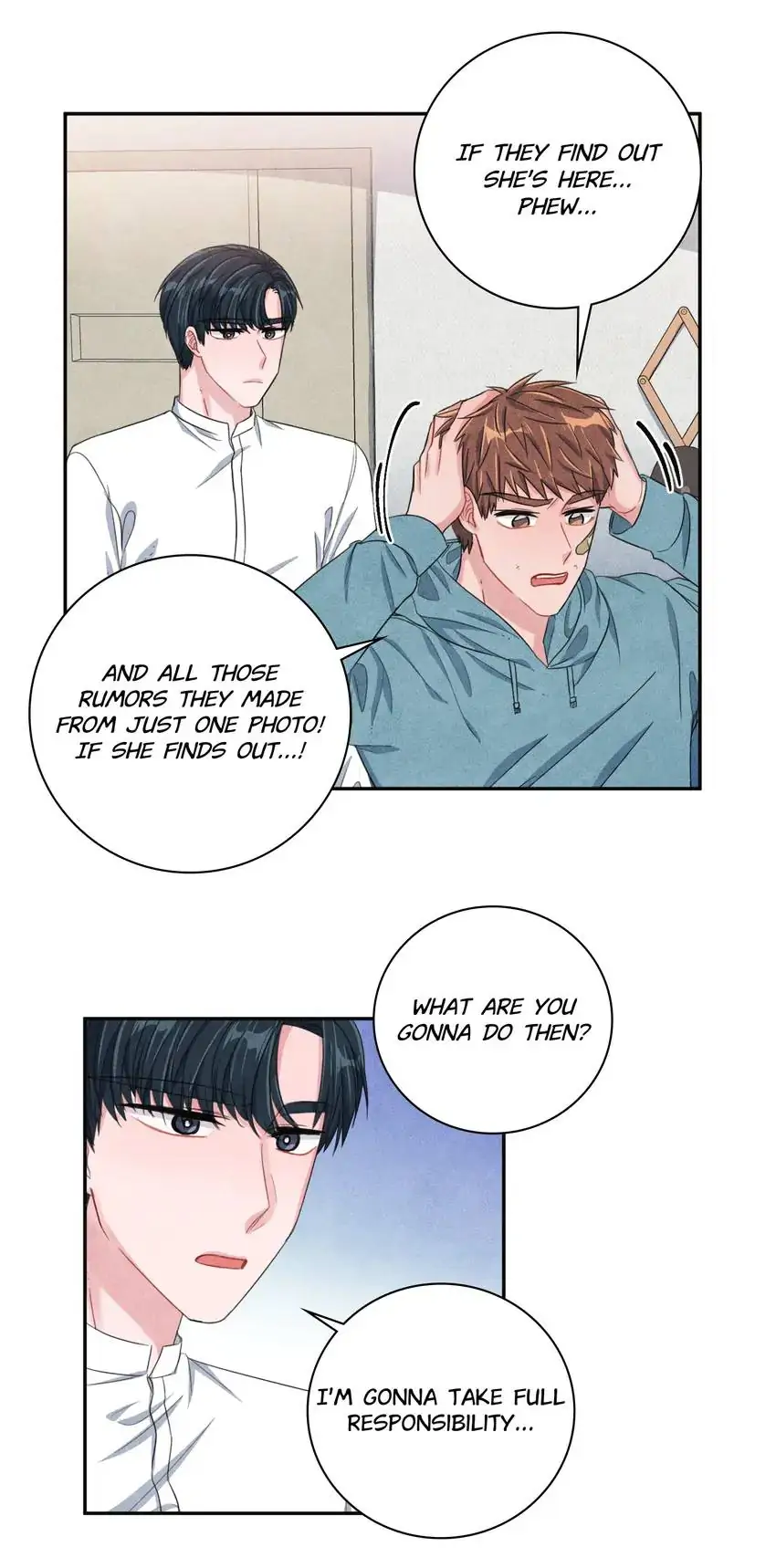 Backstage Kiss Scene Chapter 38 - page 17