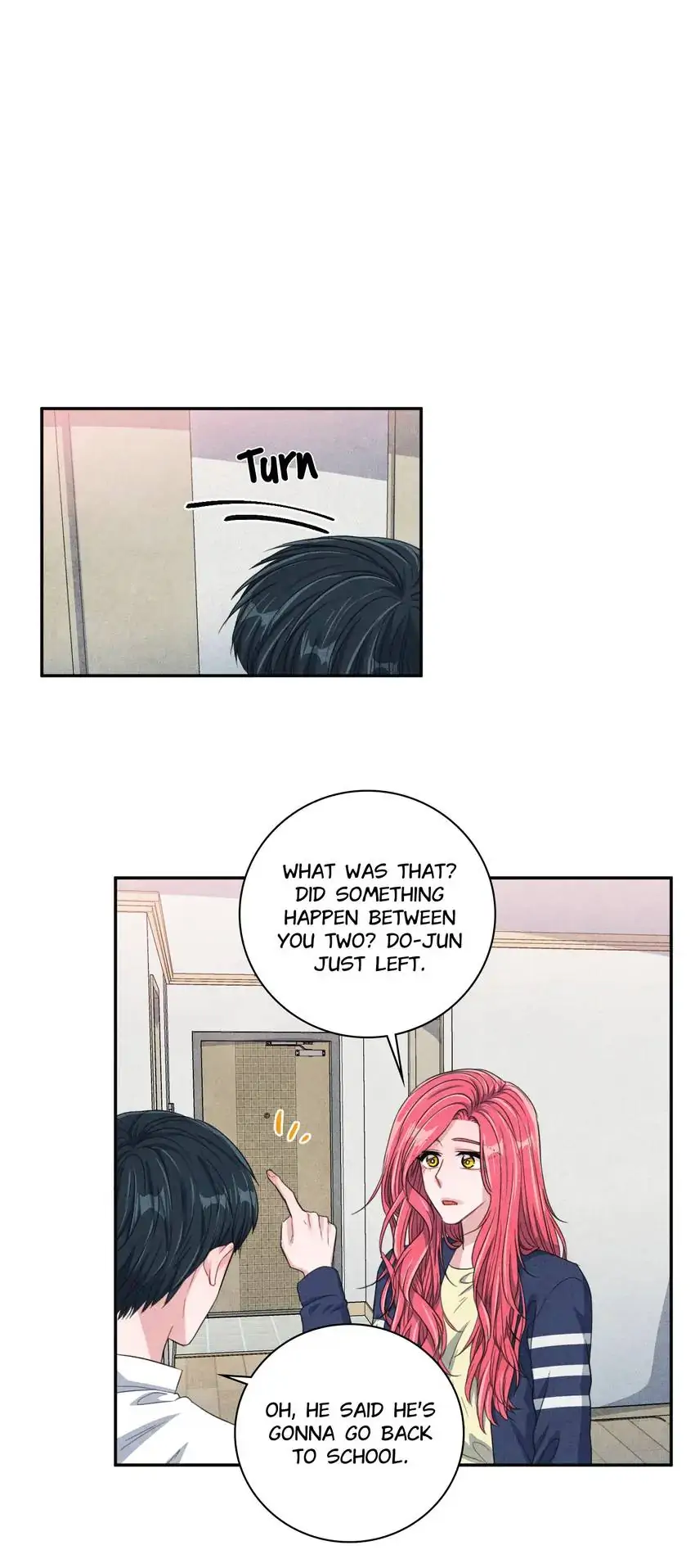 Backstage Kiss Scene Chapter 38 - page 22