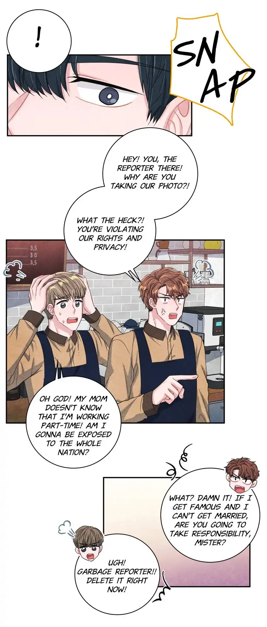 Backstage Kiss Scene Chapter 38 - page 32