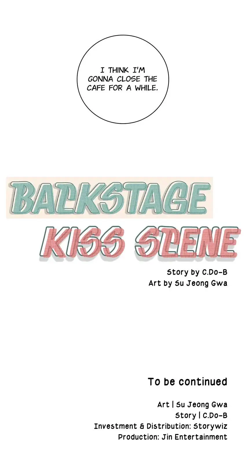 Backstage Kiss Scene Chapter 38 - page 34