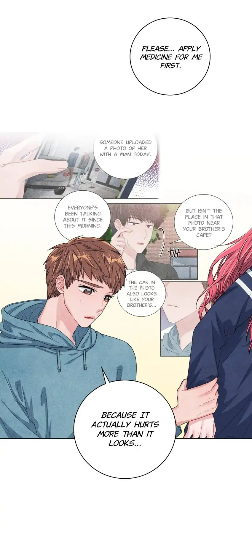 Backstage Kiss Scene Chapter 38 - page 6
