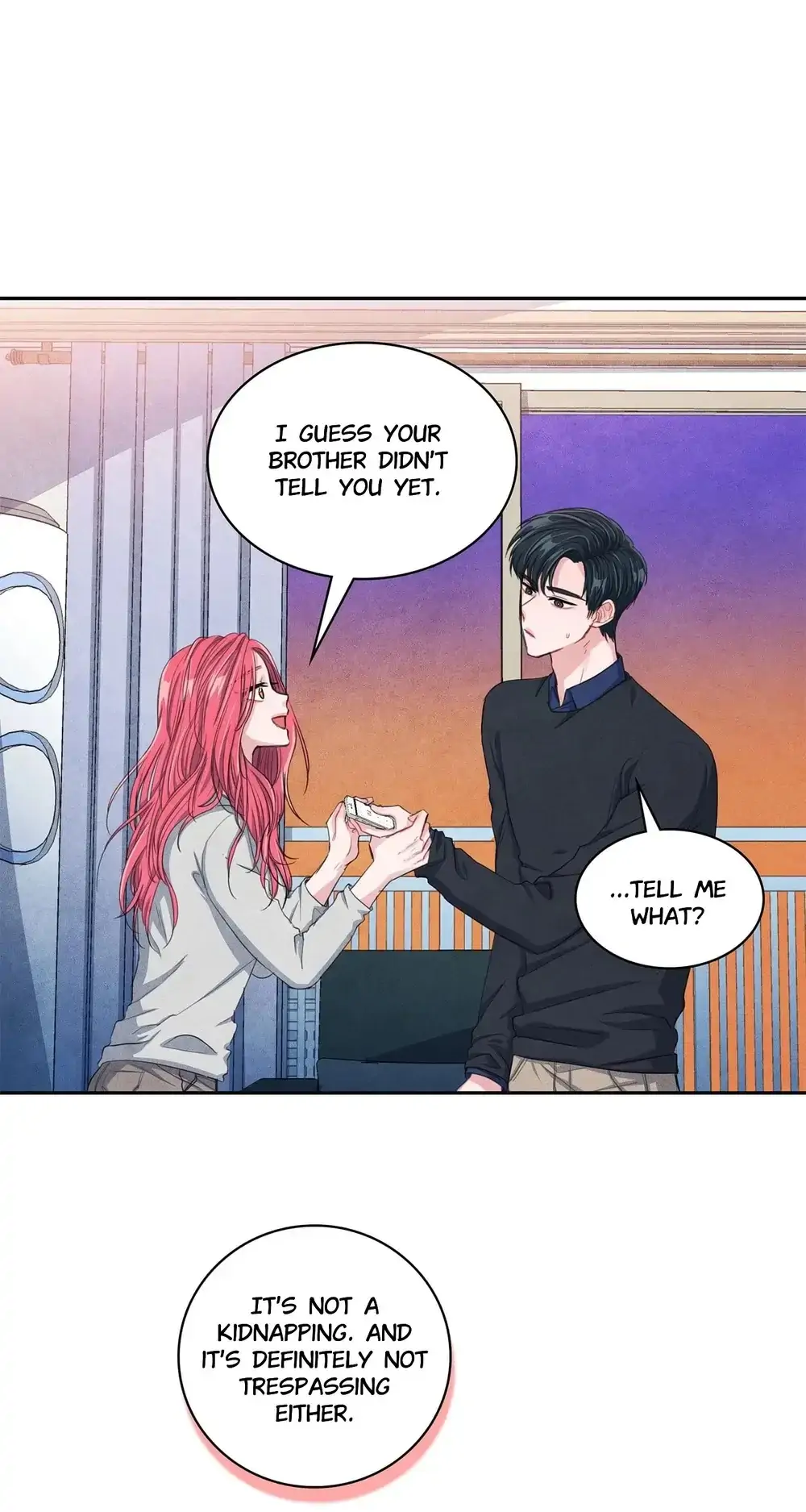 Backstage Kiss Scene Chapter 4 - page 1