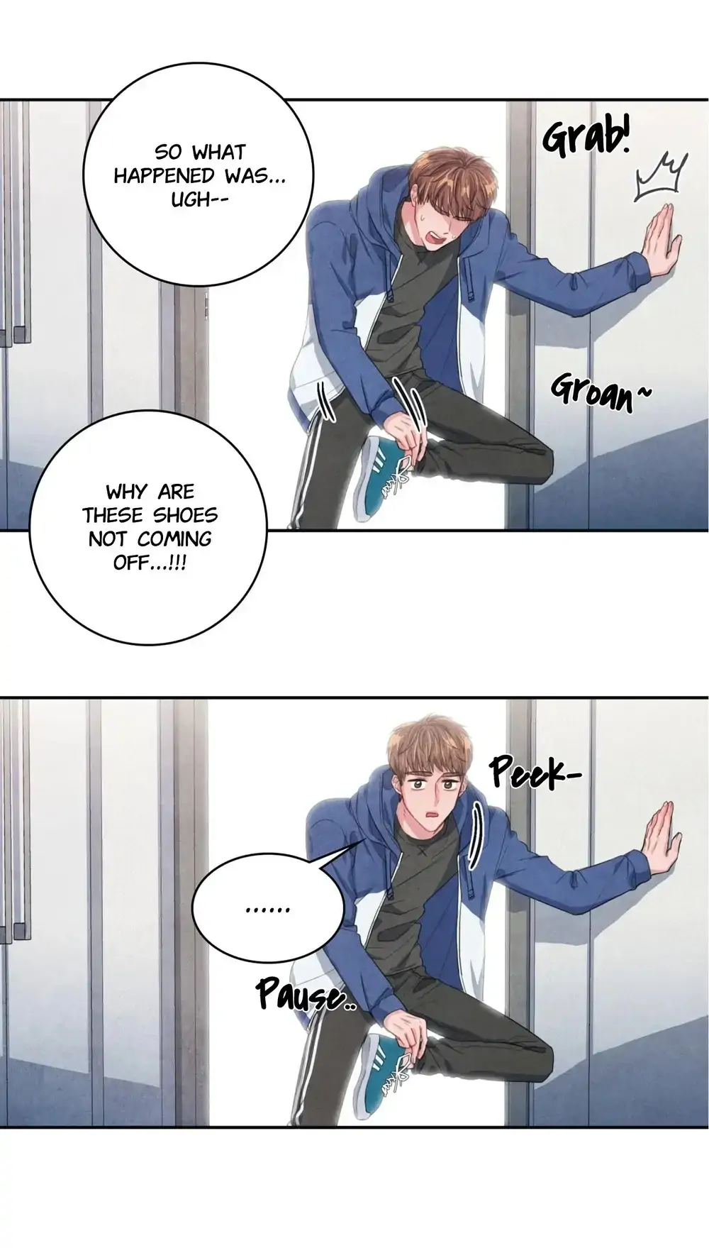 Backstage Kiss Scene Chapter 4 - page 21