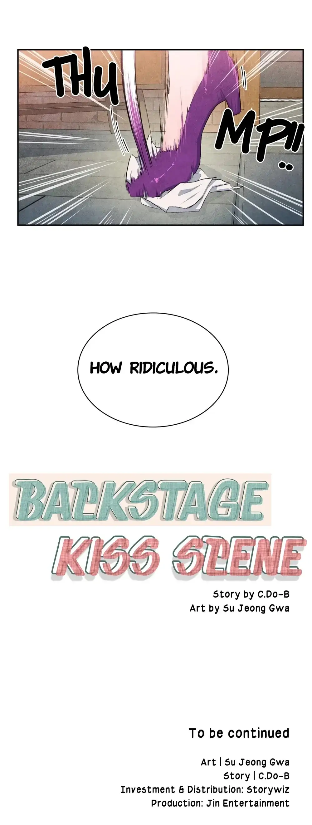 Backstage Kiss Scene Chapter 4 - page 31