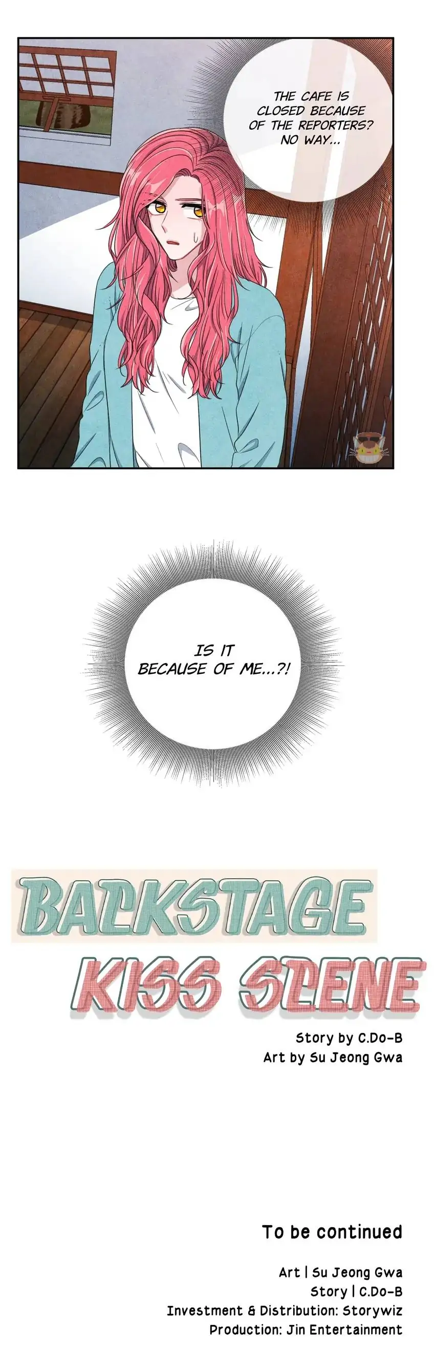 Backstage Kiss Scene Chapter 40 - page 34