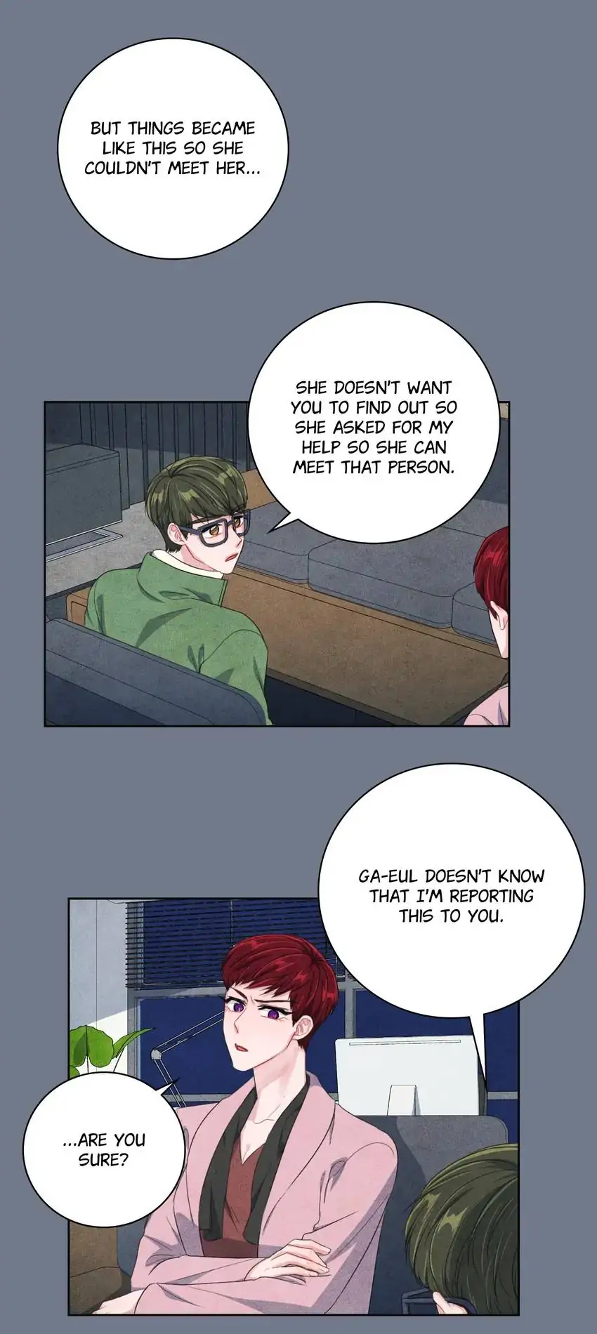Backstage Kiss Scene Chapter 48 - page 22