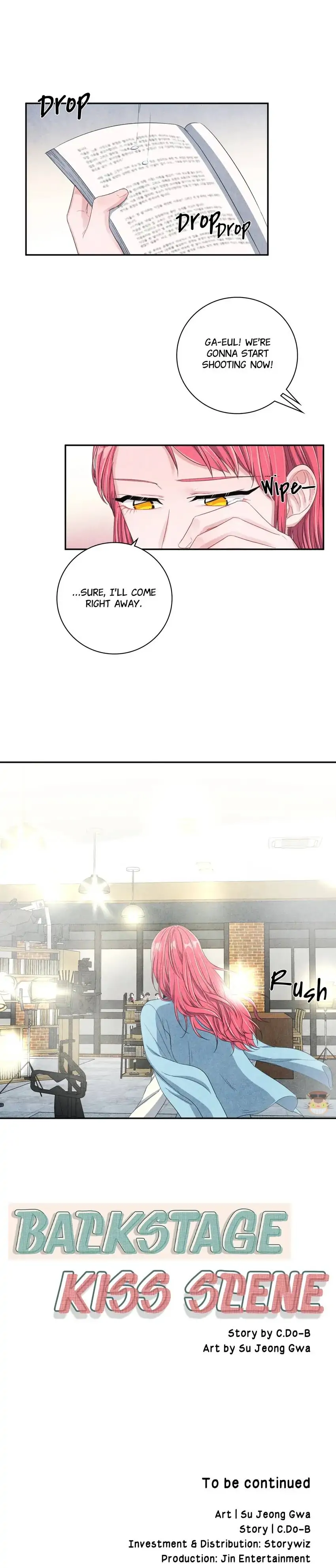 Backstage Kiss Scene Chapter 48 - page 34