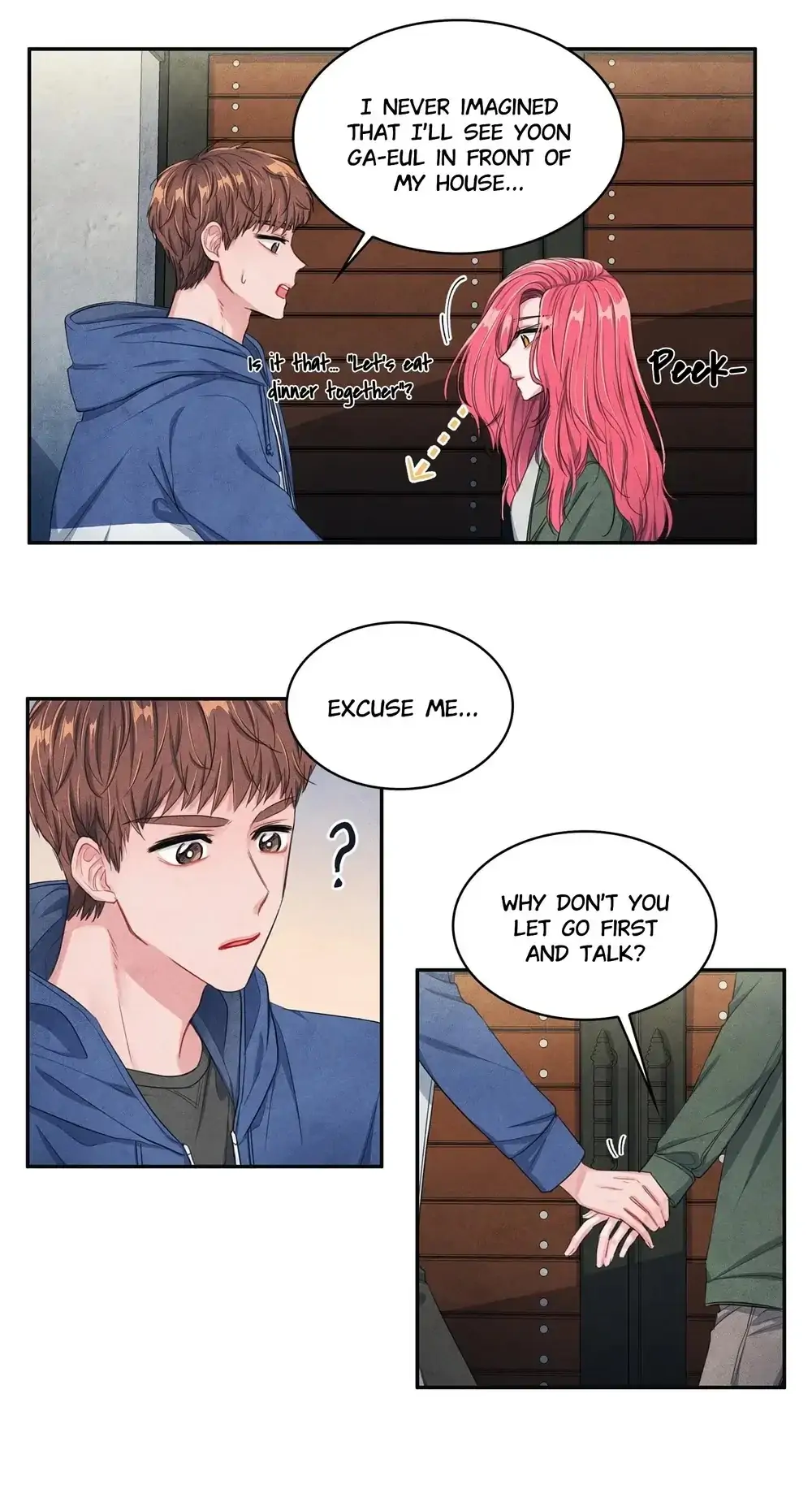 Backstage Kiss Scene Chapter 2 - page 14