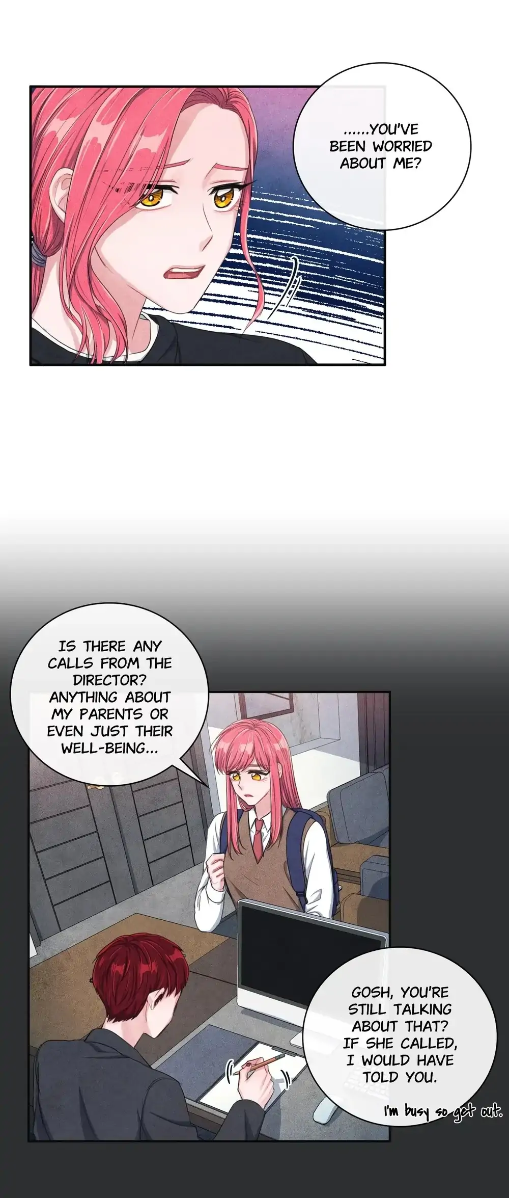 Backstage Kiss Scene Chapter 11 - page 14