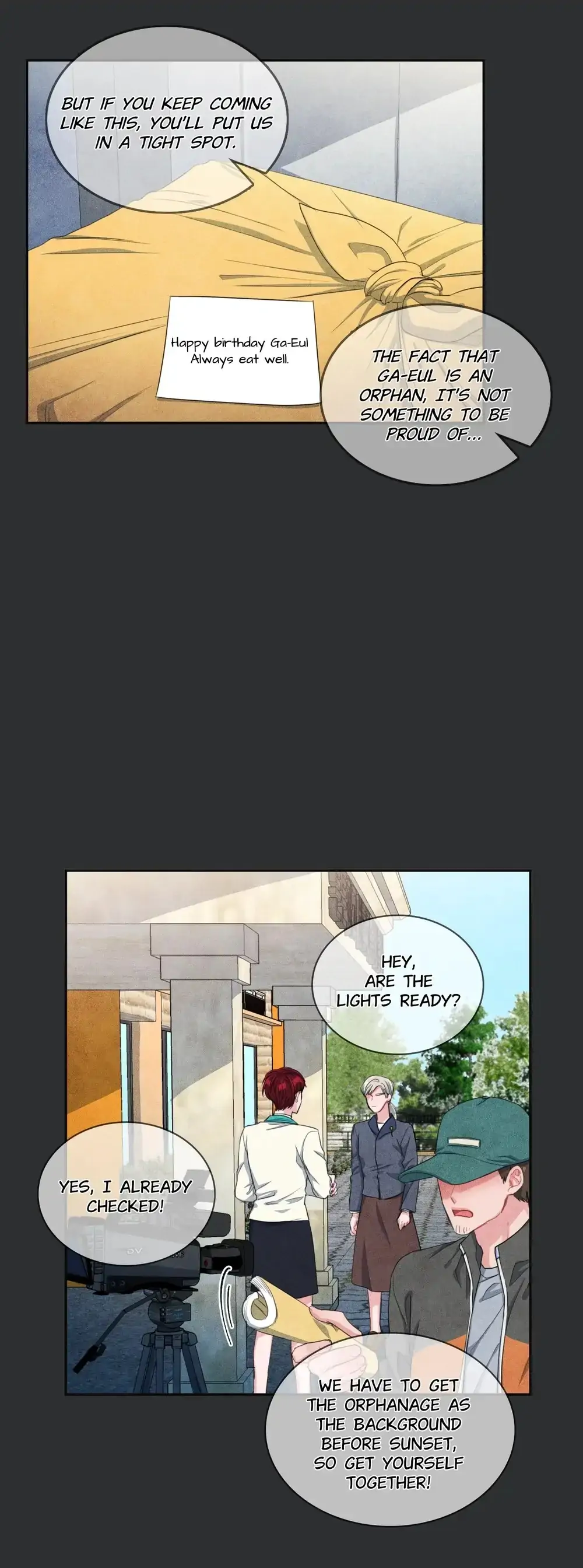 Backstage Kiss Scene Chapter 11 - page 19