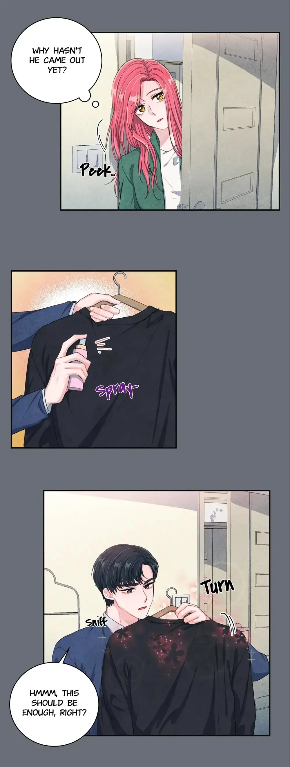 Backstage Kiss Scene Chapter 11 - page 8