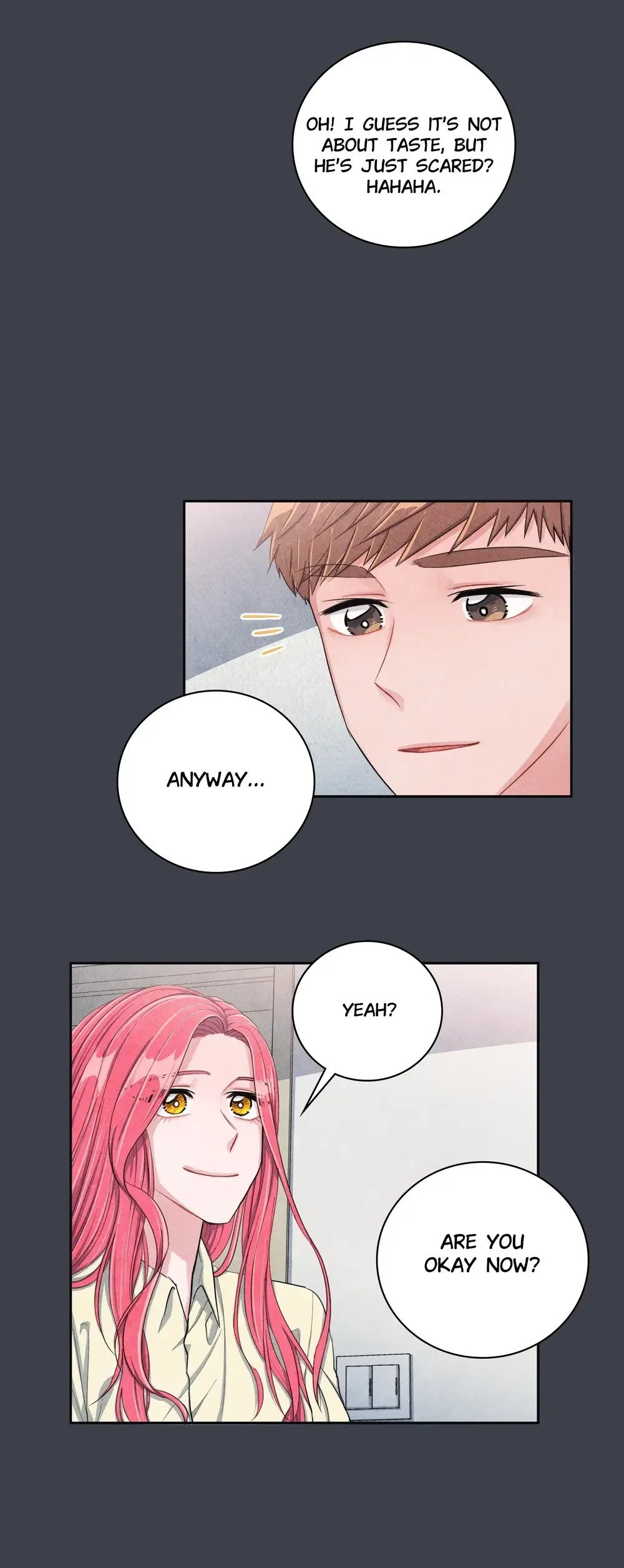 Backstage Kiss Scene Chapter 14 - page 14