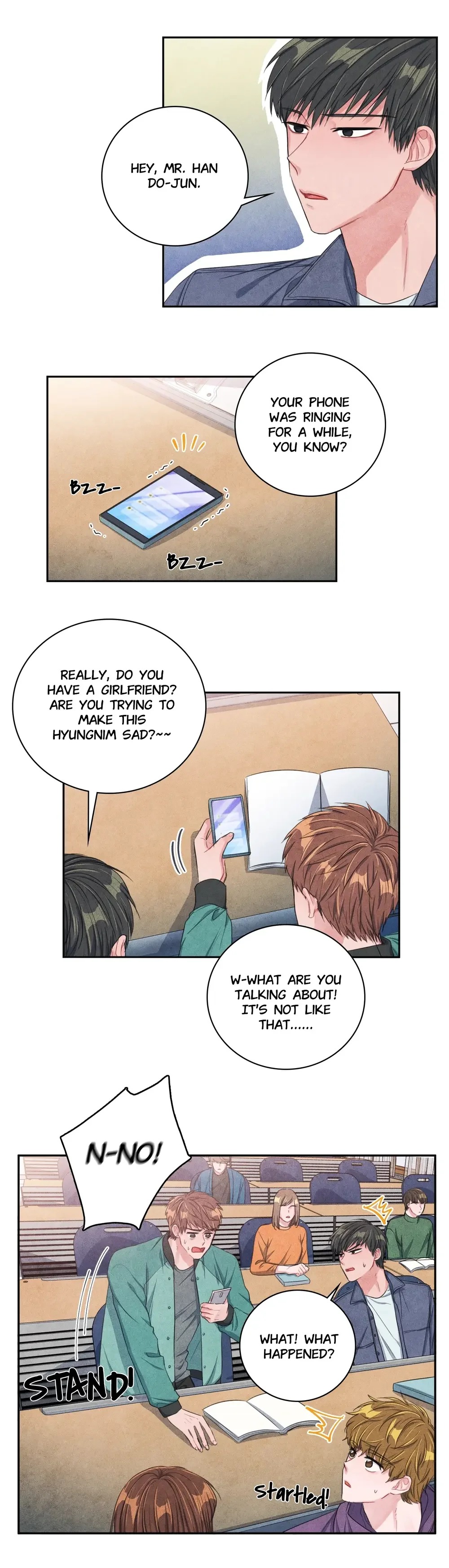 Backstage Kiss Scene Chapter 14 - page 19