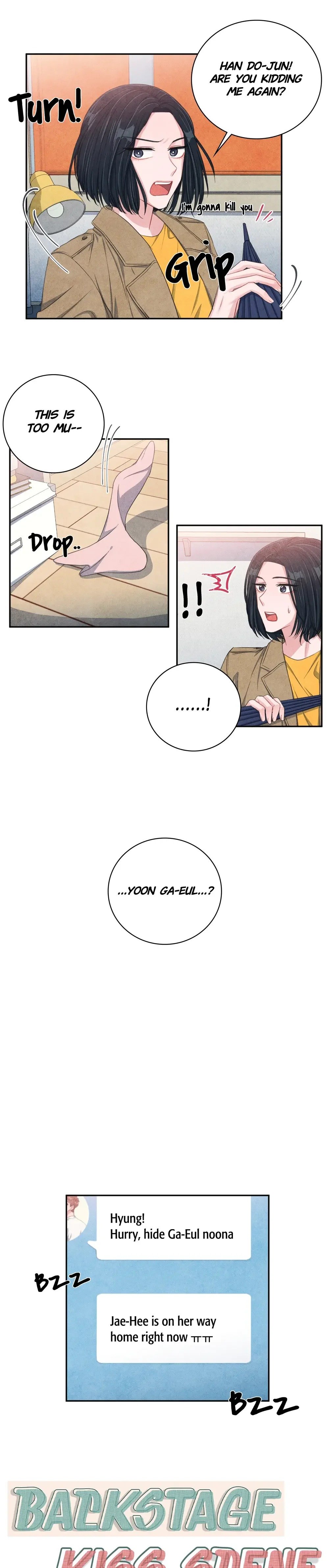 Backstage Kiss Scene Chapter 14 - page 30