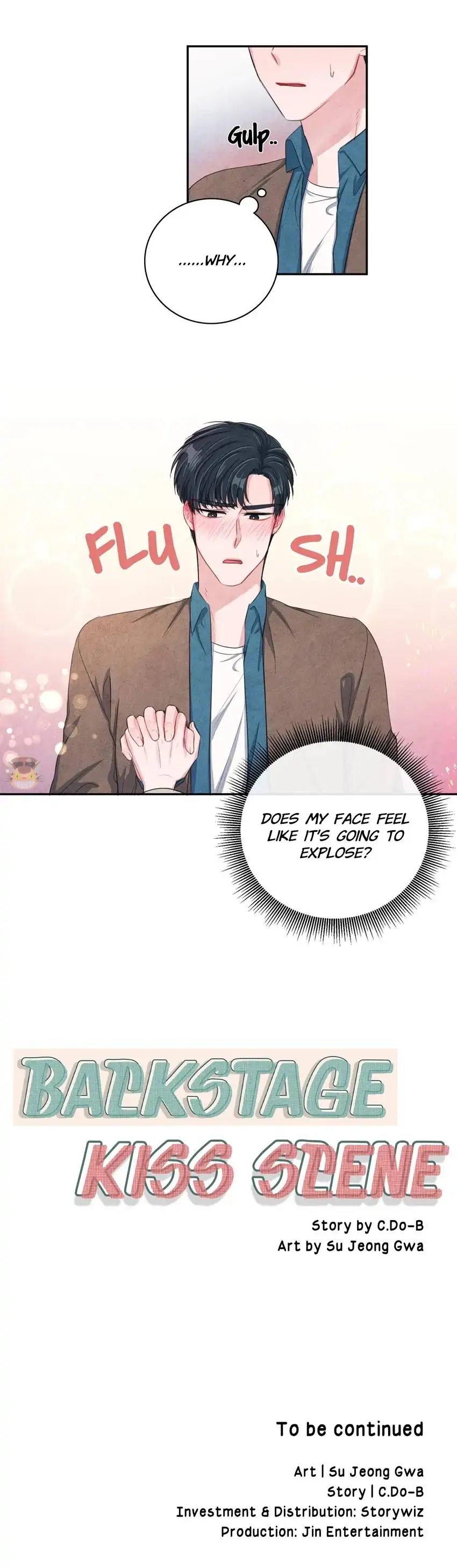 Backstage Kiss Scene Chapter 17 - page 32