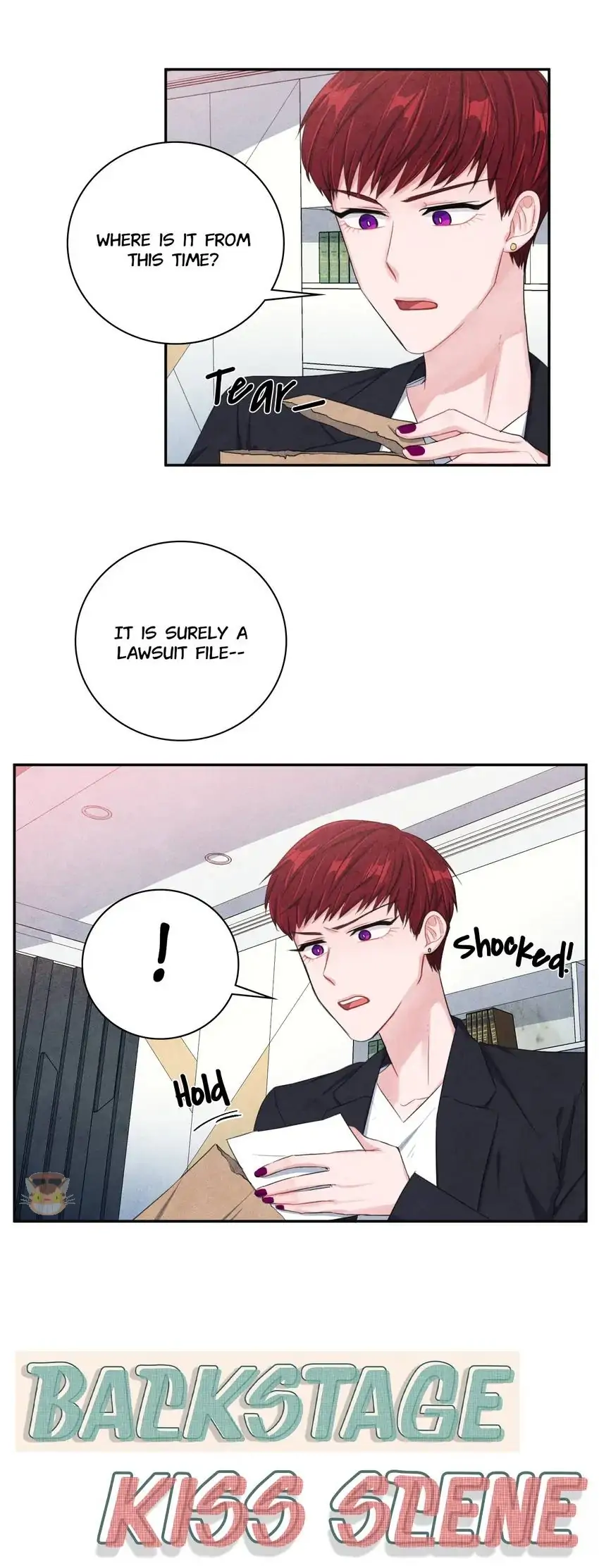 Backstage Kiss Scene Chapter 23 - page 35