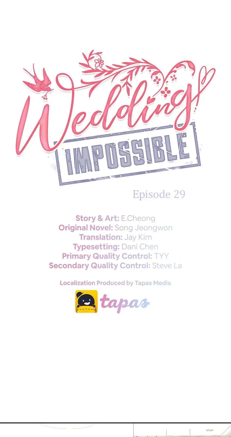 wedding-impossible chapter 29 - page 1