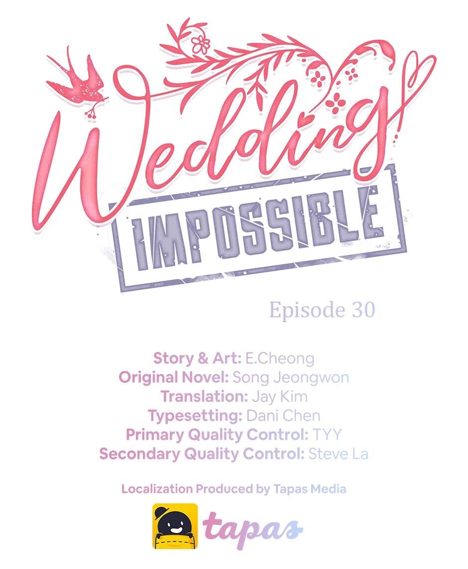 wedding-impossible chapter 30 - page 1