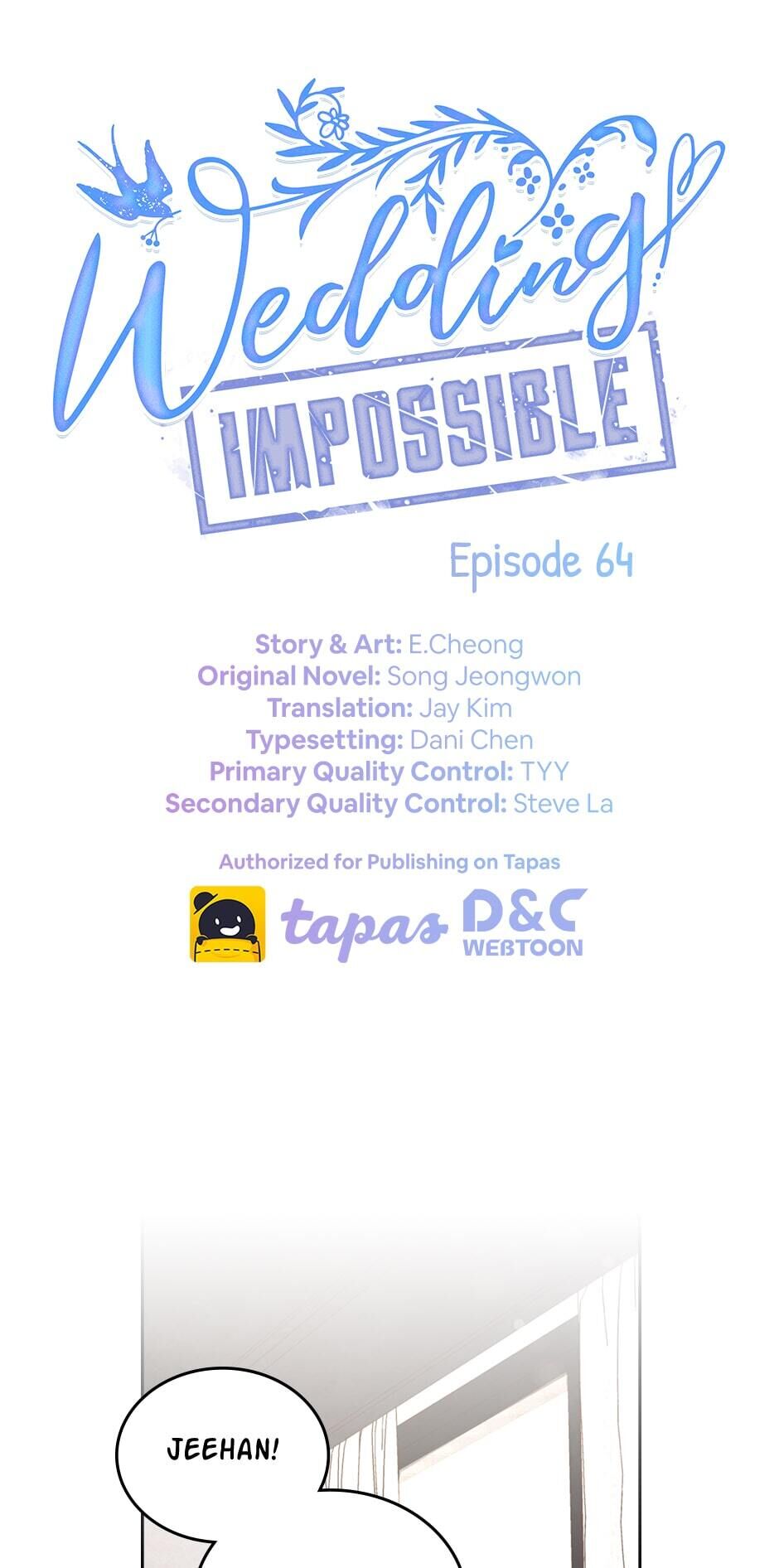 wedding-impossible chapter 64 - page 1