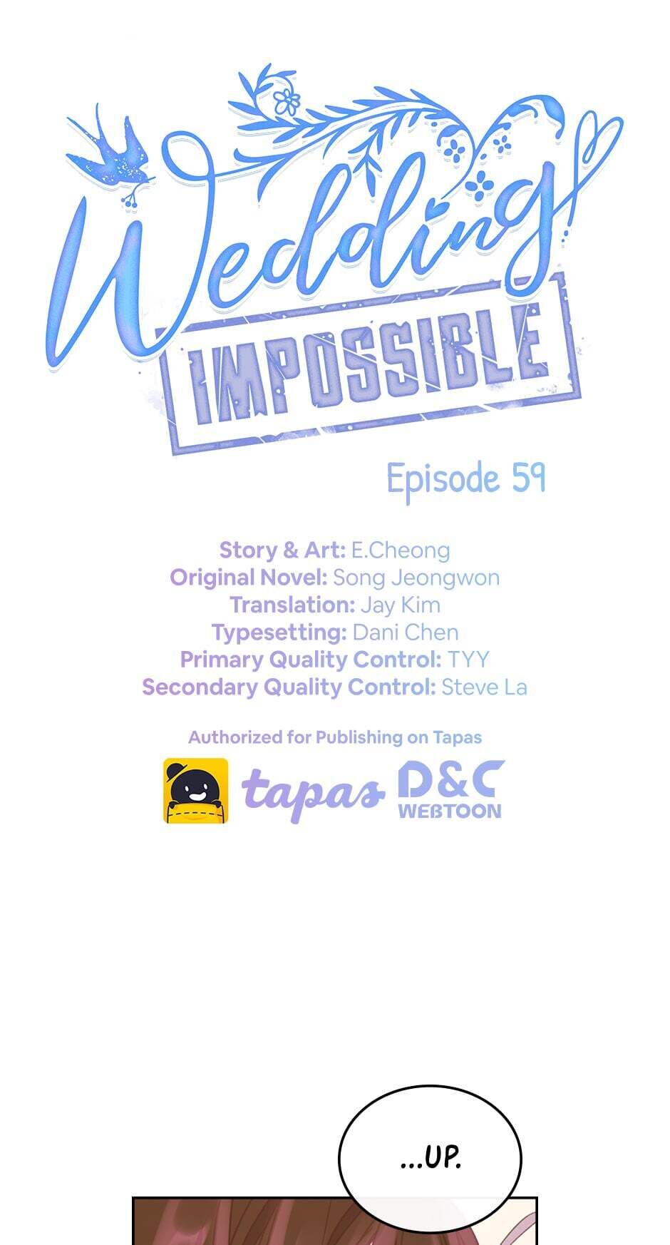 wedding-impossible chapter 59 - page 1