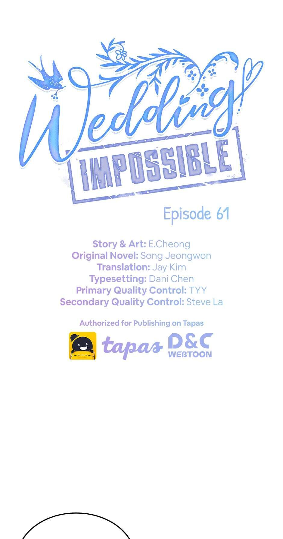 wedding-impossible chapter 61 - page 1