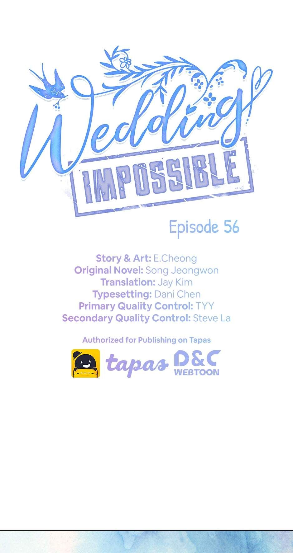 wedding-impossible chapter 56 - page 1