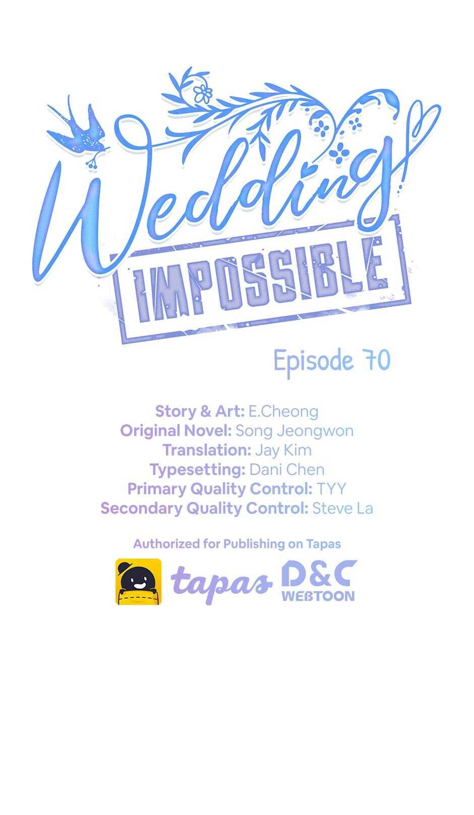 wedding-impossible chapter 70 - page 1
