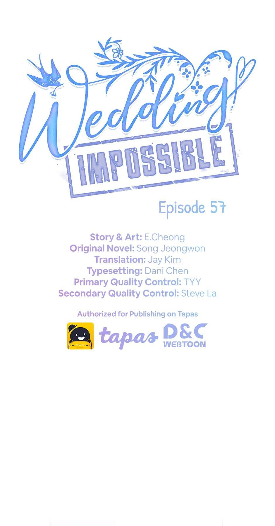 wedding-impossible chapter 57 - page 1