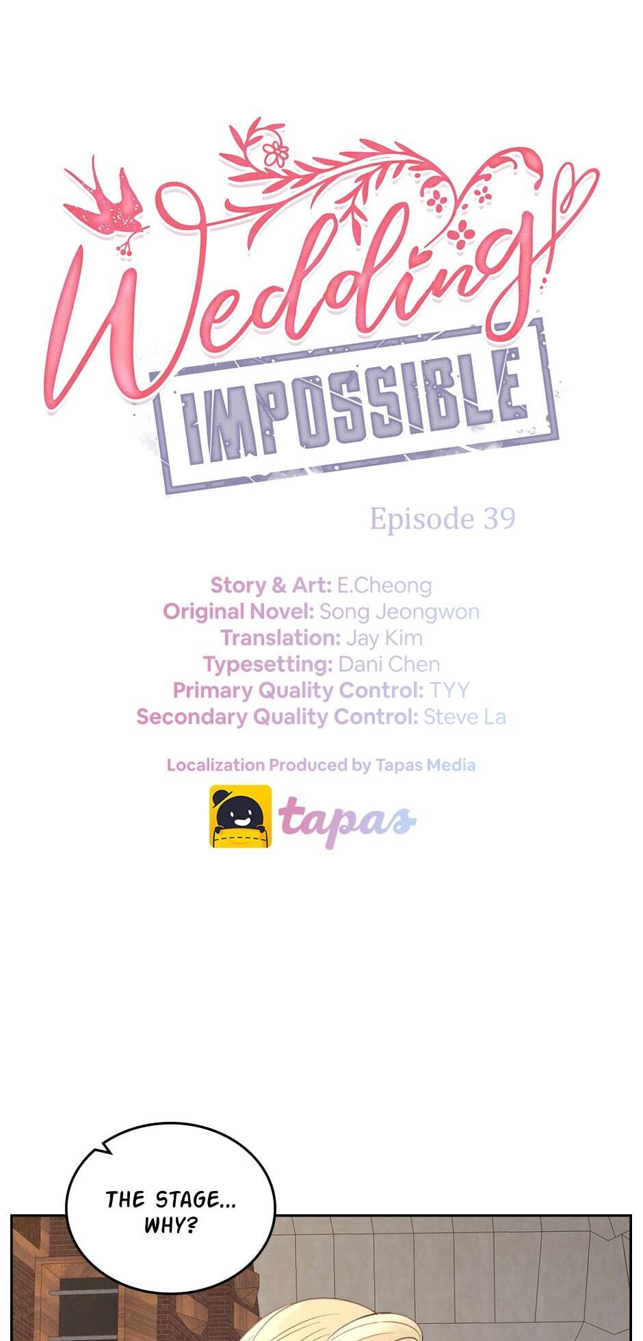 wedding-impossible chapter 39 - page 1