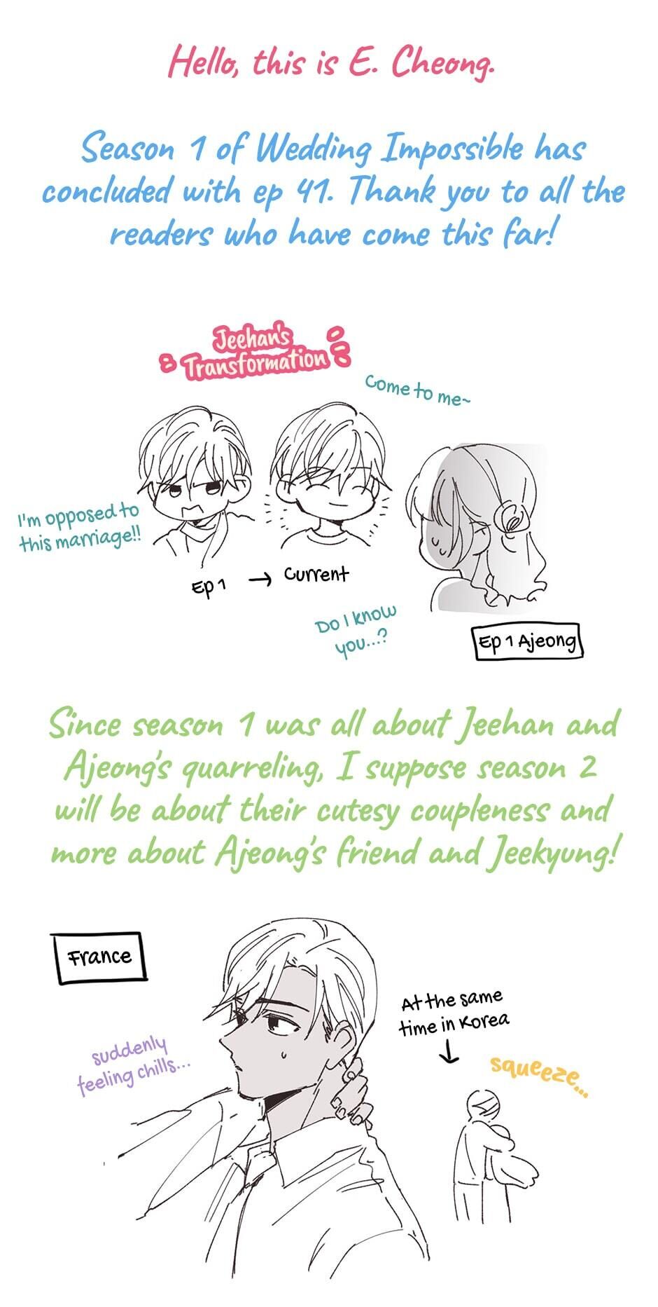wedding-impossible chapter 41 - page 42