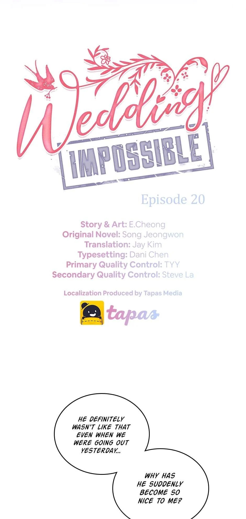 wedding-impossible chapter 20 - page 2