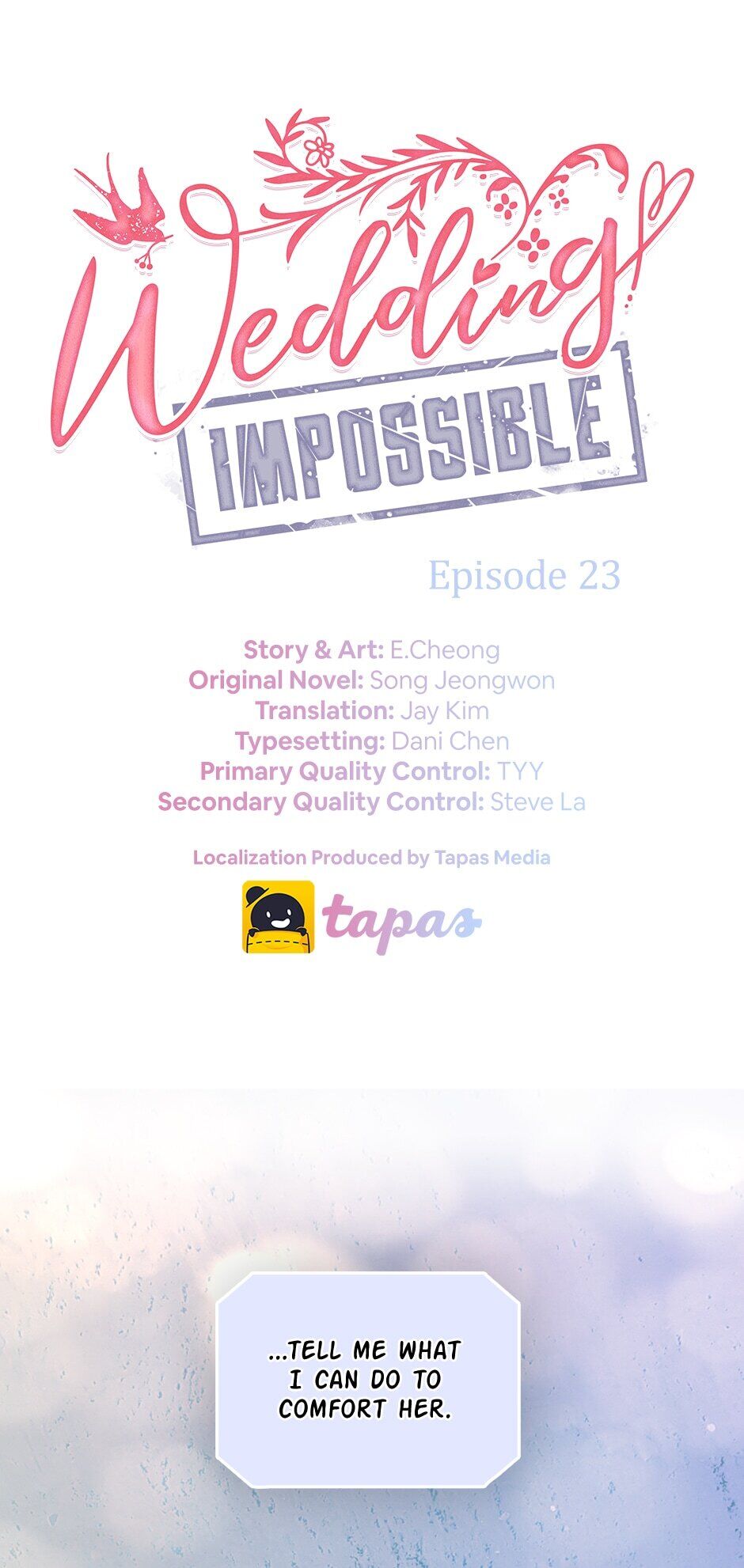 wedding-impossible chapter 23 - page 1
