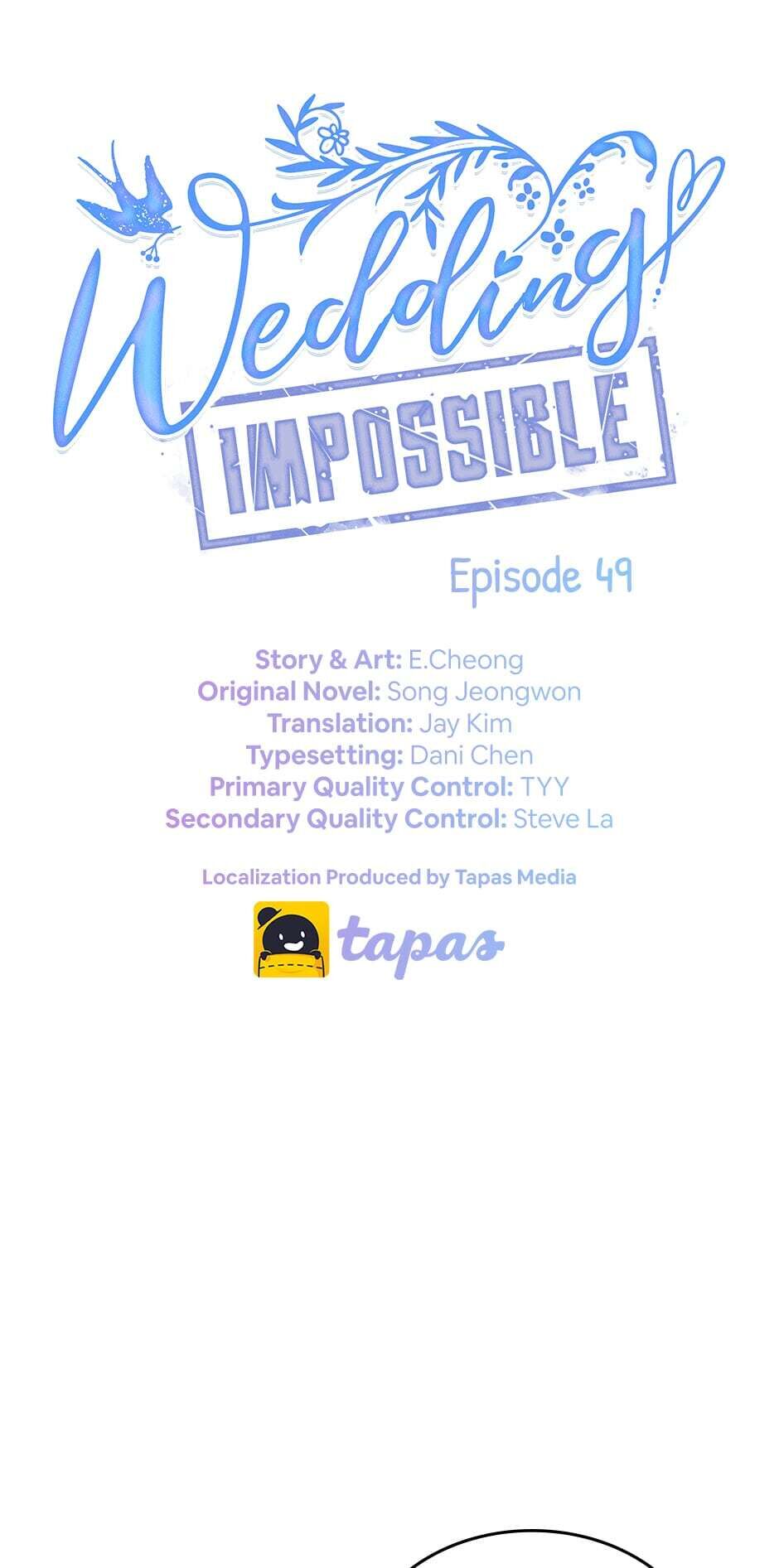 wedding-impossible chapter 49 - page 1
