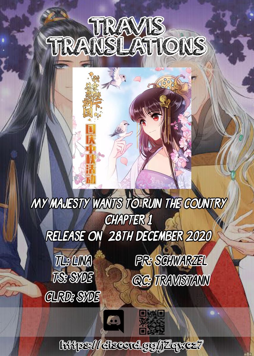 My Majesty Wants to Ruin The Country Chapter 0.1 - page 1