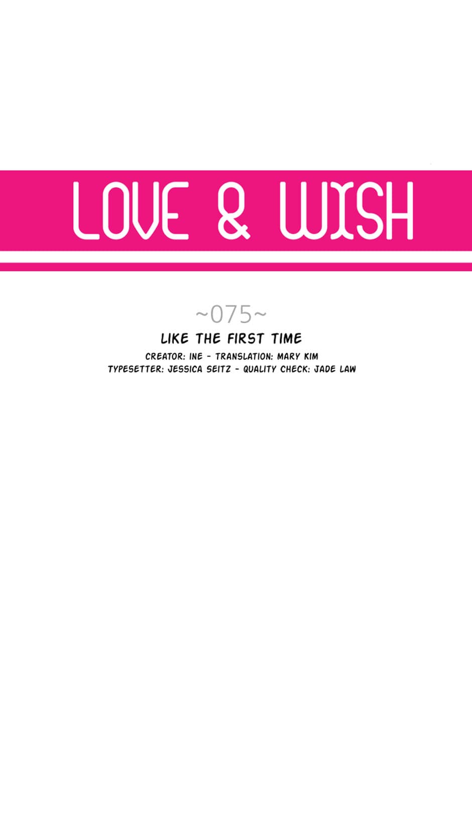 Love & Wish Chapter 75 - page 7