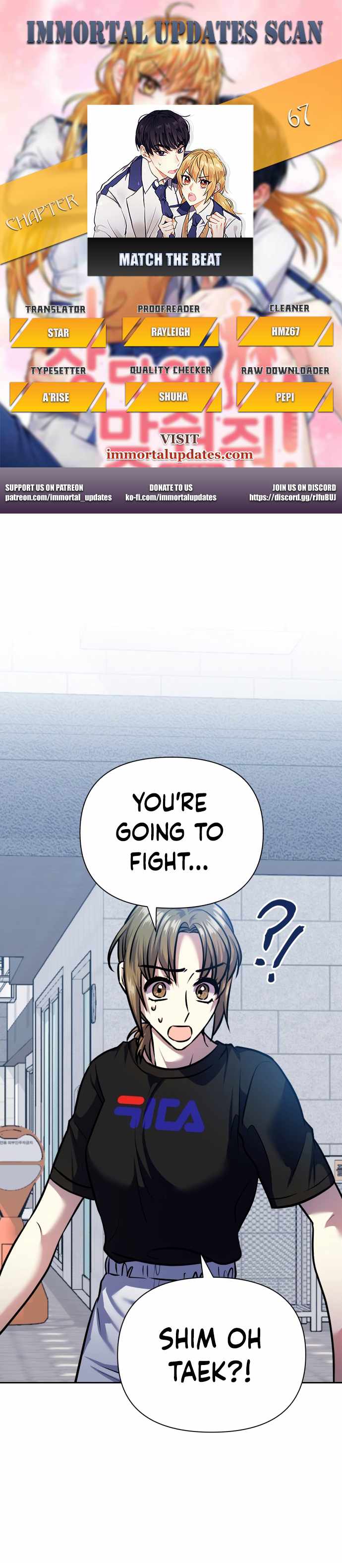 Match The Beat! Chapter 67 - page 1