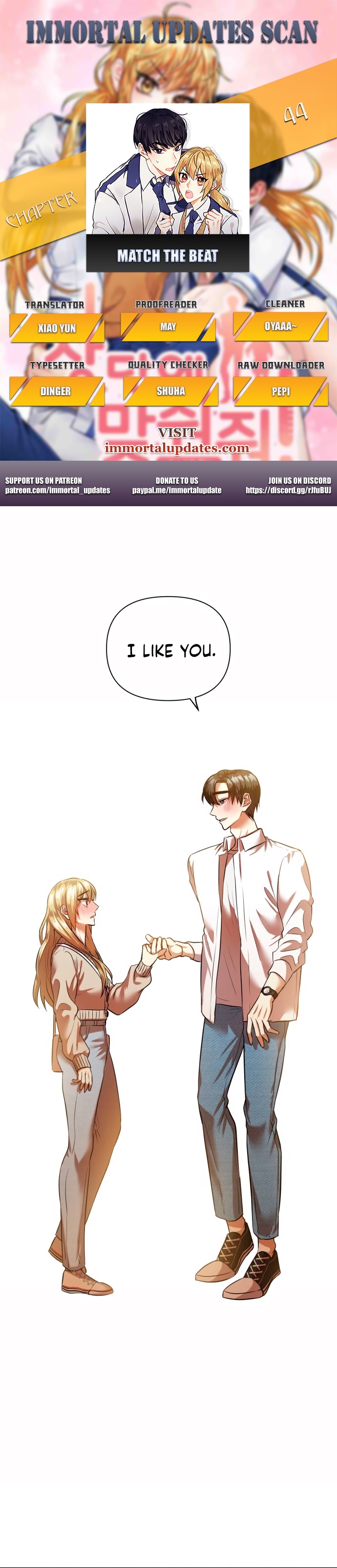Match The Beat! Chapter 44 - page 1