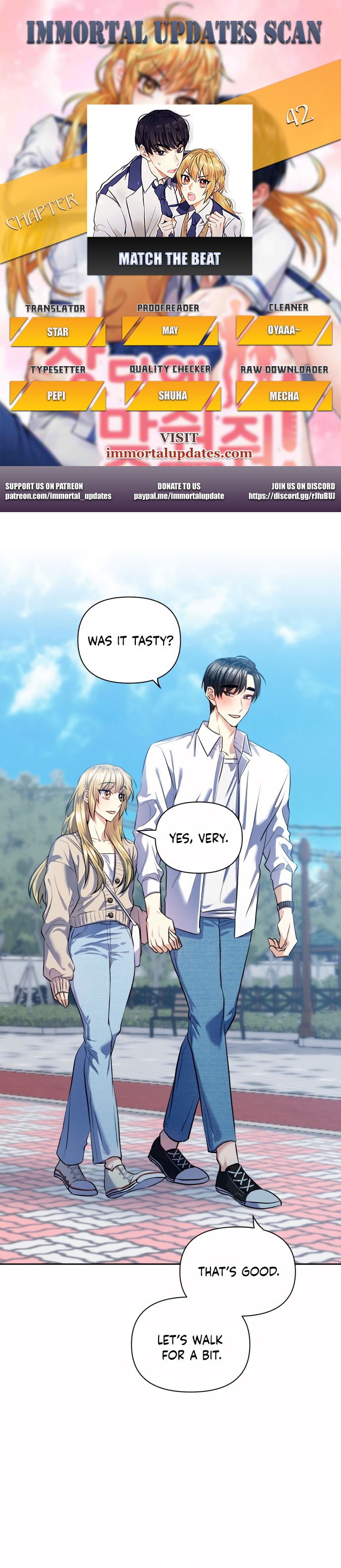 Match The Beat! Chapter 42 - page 1