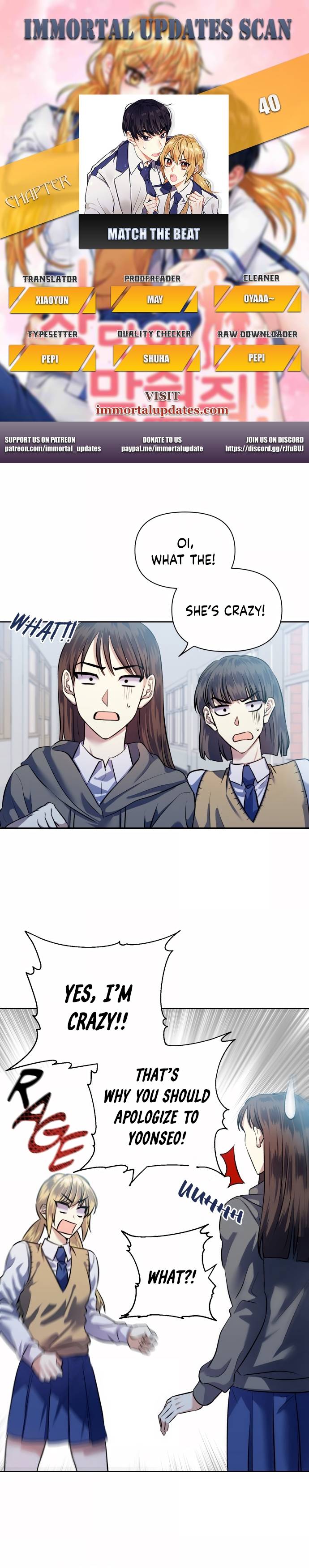 Match The Beat! Chapter 40 - page 1