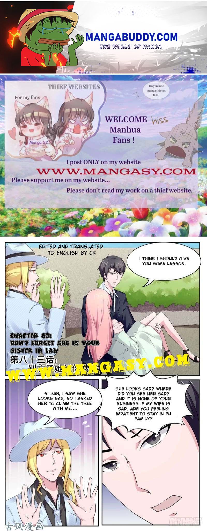 Fu Shao Billionaire Wife Chapter 83 - page 1
