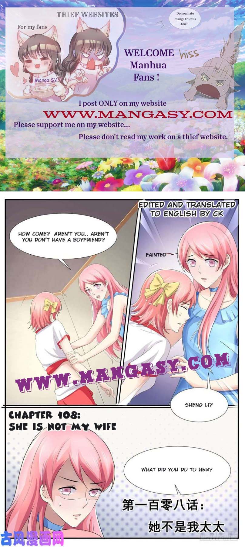 Fu Shao Billionaire Wife Chapter 108 - page 1