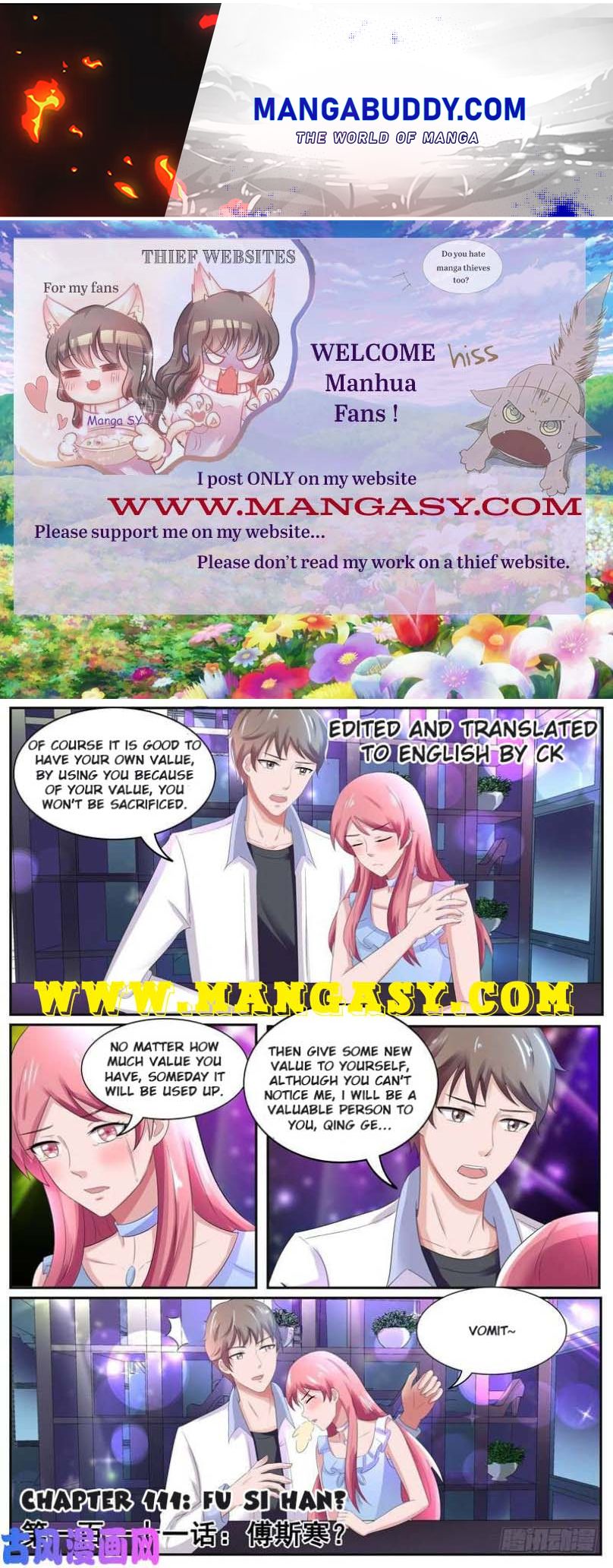 Fu Shao Billionaire Wife Chapter 111 - page 1